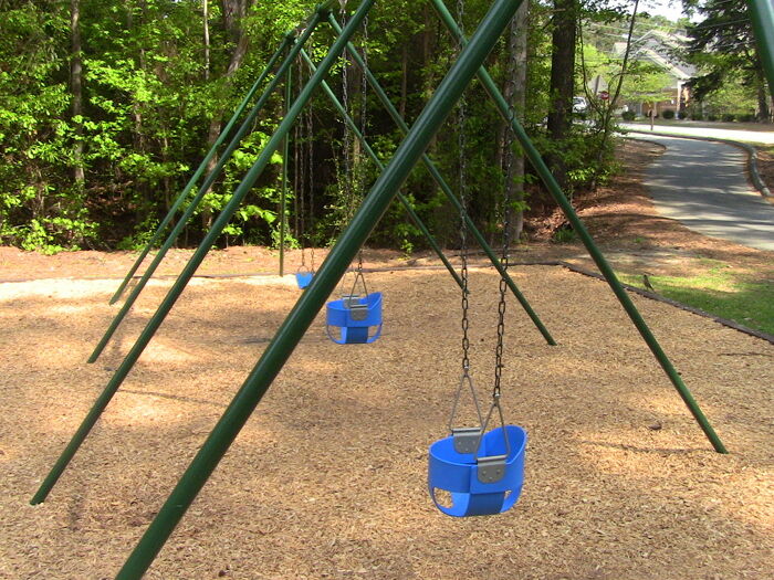 Swings at Pebblepocket Park