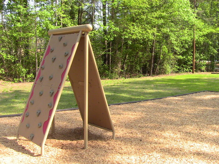 Climbing Wall at Pebblepocket Park in Peachtree City