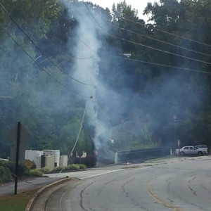 Electrical Fire Near Peachtree City Hall