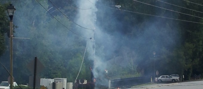 Electrical Fire Near Peachtree City Hall